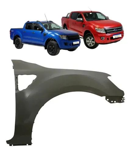 Paralama Dianteiro Ford Ranger 2013 A 2016 C/furo Moldura Ld - - Direito