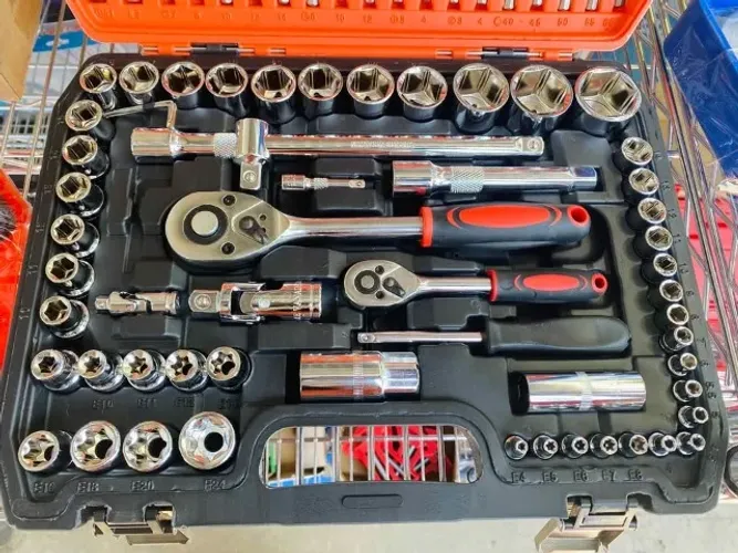 Oferta: Jogo 108pc De Soquete 1/2 e 1/4 Aço Crv Profissional