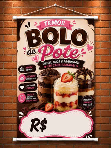 Banner 40X60cm