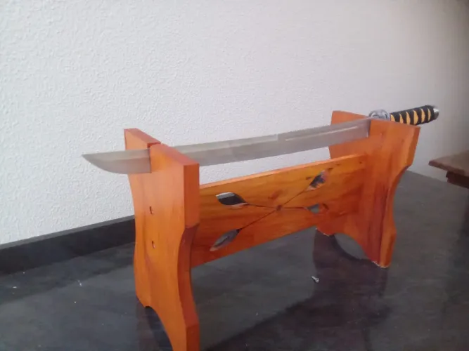 Item para decoração completo como esta na foto já com katana