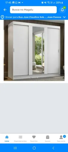 Guarda roupa 3 portas