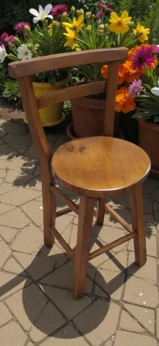 Banquetas redondas decorativas com encosto, novas. Tem 50cm de altura, madeira eucalipto.