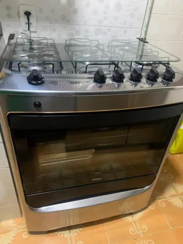 Fogão 5 bocas consul inox bivolt