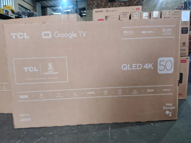Smart TV 50" QLED Mini Led 4k C6KS Wifi Bluetooth Google TV HDR10+ Dolby Atmos