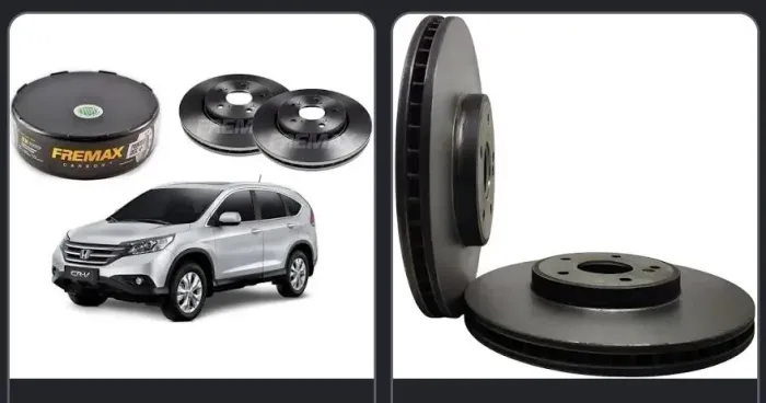 Disco de freio dianteiro original Honda CRV 2013