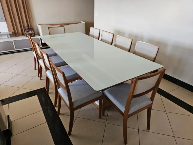 Mesa nova de madeira pronta entrega