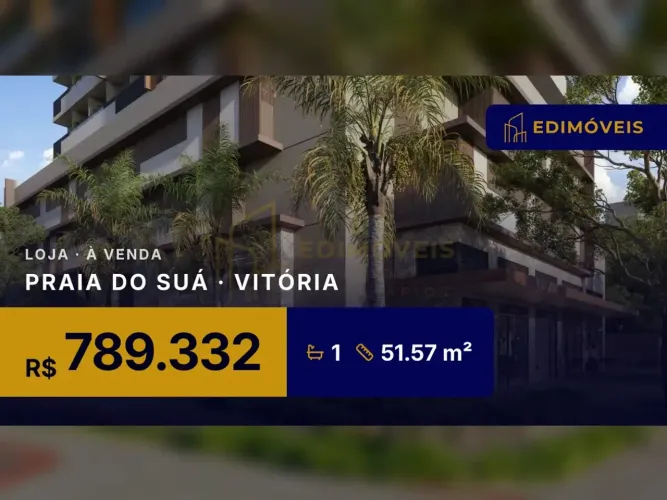 Praia do Suá| Loja em condomínio moderno, ideal para investidores