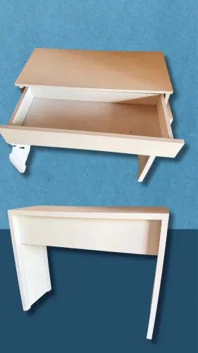 Mesa 100% Mdf + Gaveta suspensa