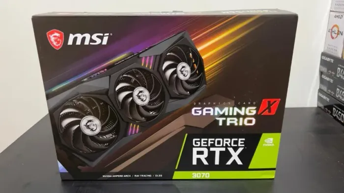 GeForce RTX 3070 MSI Gaming X Trio 8GB ? Estado de nova!