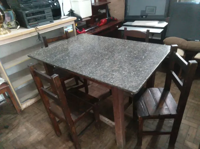 Mesa de cozinha madeira rustica
