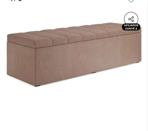 Vendo um baú, marrom pouco uso !