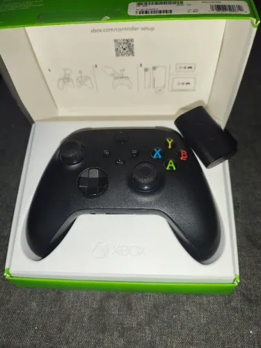 Controle Xbox + bateria original