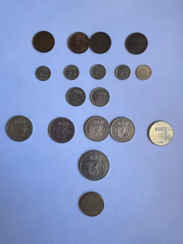 Lote 18 moedas antigas Holanda