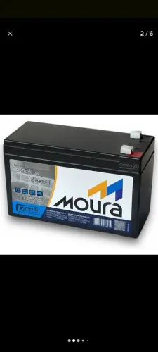 Bateria 12v 12ah 4 Baterias na caixa 