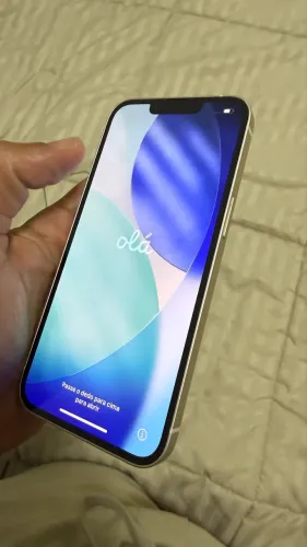 IPHONE 13 128gb BRANCO , SEMINOVO SEM MARCAS DE USO BATERIA 90 %