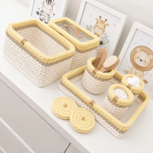 Kit BB croche 6 peças