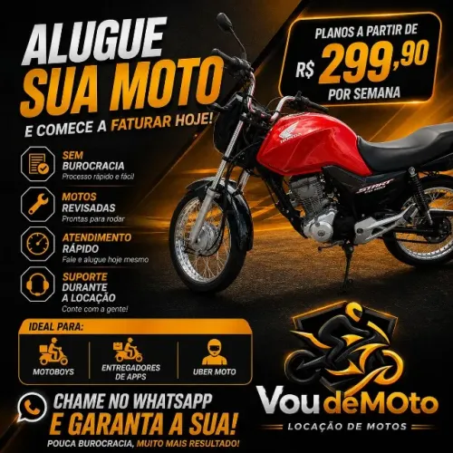 LOCAÇÃO DE MOTOS 