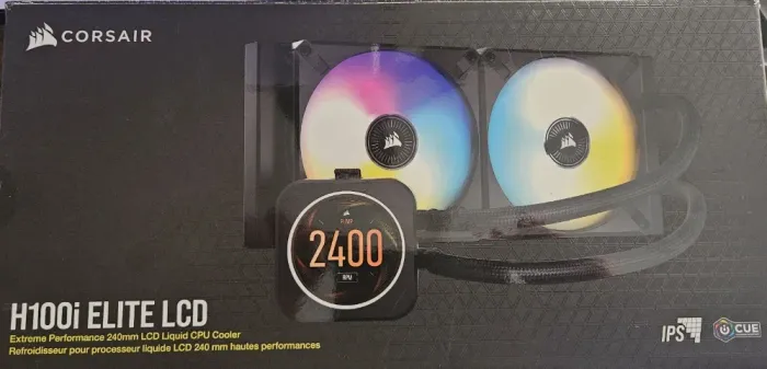 water cooler Corsair h100i elite lcd