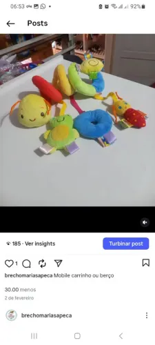 Mobile berço 