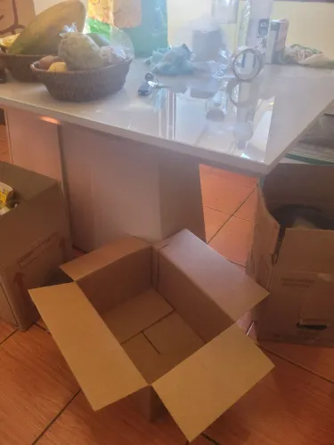 Mesa 6 lugares mdf e vidro