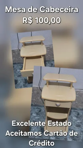 Mesa de Cabeceira Excelente Estado