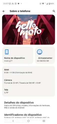 Motorola Motog77