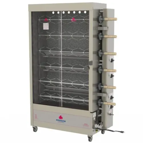 Máquina Assadeira Progás Forno Rotativo 30 Frangos Comercial Bivolt