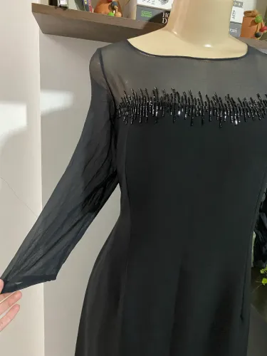 Vestido de festa preto Gregory 48