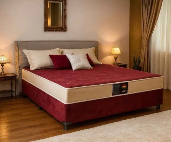 CAMA BOX ESPUMA PREMIUM A PRONTA ENTREGA