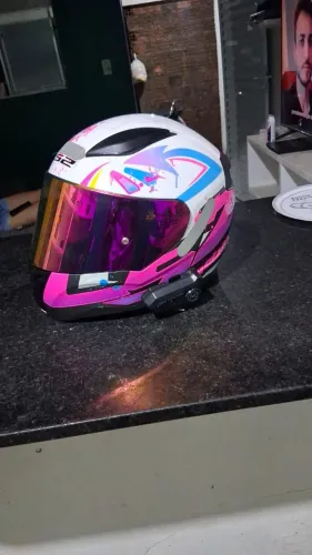 Capacete ls2 com intercomunicador