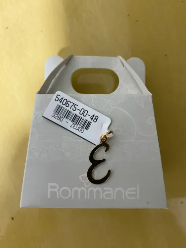 Pingente banhado a ouro 18k