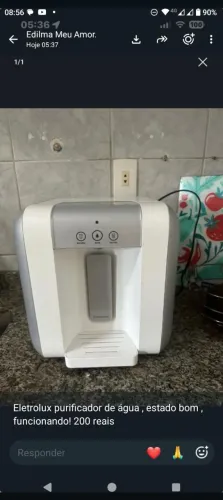 Purificador de água Eletrolux