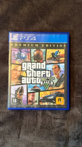 GTA V Grand Theft Auto 5 Premium Edition PS4 Original - Usado, Muito Conservado