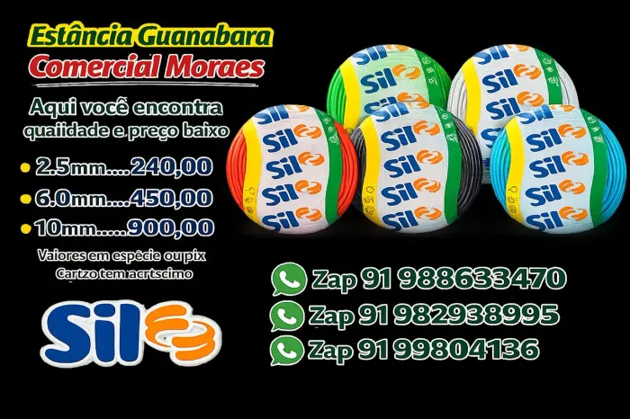 Cabos elétricos SIL 