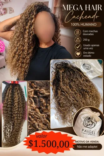 Cabelo humano mega hair