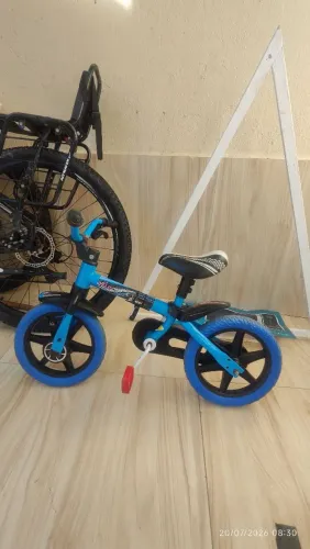 Bicicleta nathor aro 12 para criança até 5 anos sem rodinhas