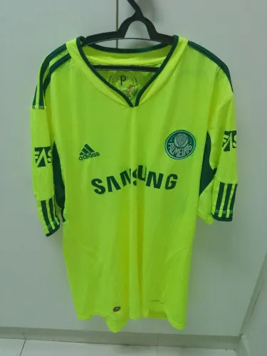 Rara camisa Adidas Palmeiras 2010 verde limão tam GG