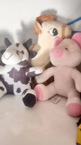 Kit Pelúcias fazendinha (os três)