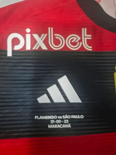 Camisa Flamengo preparada para jogo ida final Copa do Brasil 2023 