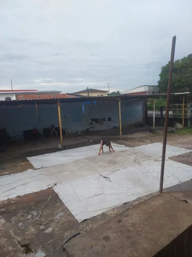 Cobertura de tenta lona impermeável