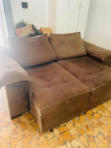 sofa retratil 2 lugares
