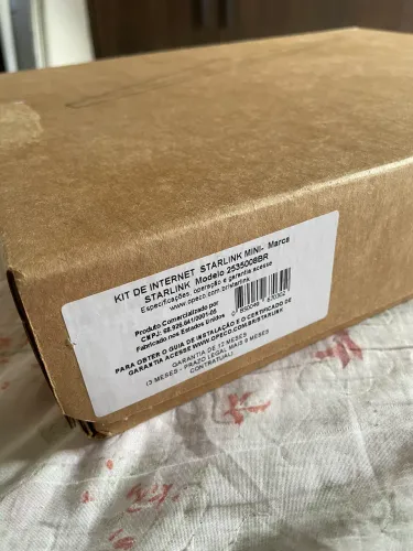 Kit Starlink Mini nova lacrada com garantia de 12 meses e nota fiscal.