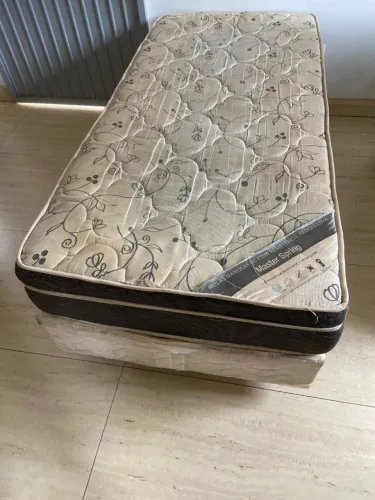 CAMA BOX SOLTEIRO MOLAS ENSACADAS - FAÇO ENTREGA
