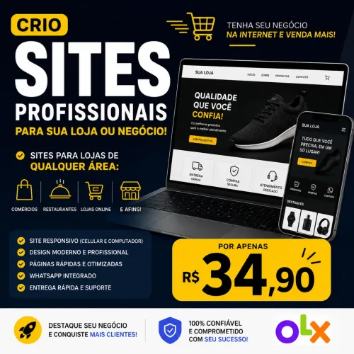 FAÇO SITES PARA COMERCIOS