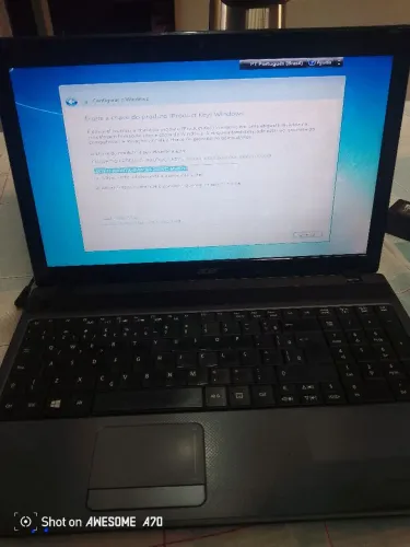 Notebook Acer ler anúncio