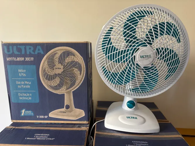 Ventilador Novo Modelo Ultra Mondial 30cm