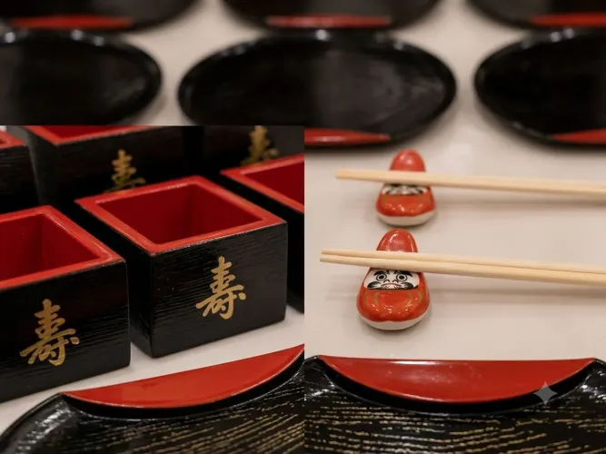 Conjunto de jantar japonês 38 peças