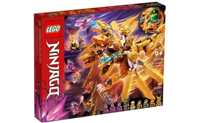 Lego Ninjago 71774 Lloyd's golden ultra dragon dragao dourado do lloyd sem caixa e manual