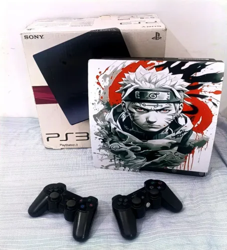 Ps3 Slim C/ Caixa e + de 14 Mil Jogos - Ac cartão