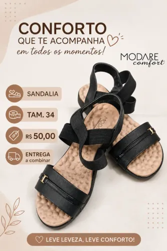 Sandália modare comfort 